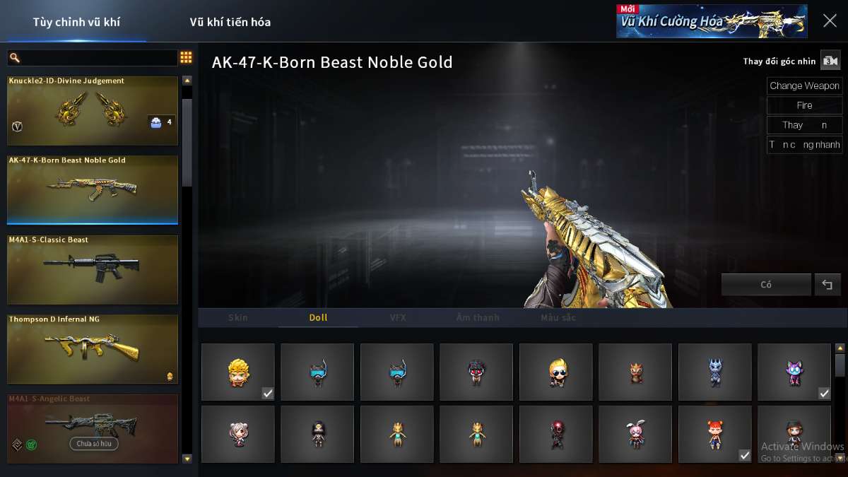 shop acc cf uy tin gia re